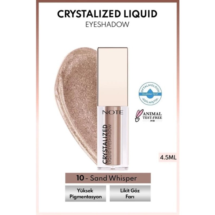 Note Crystalized Eyeshadow 4,5Ml. 10 Sand Whisper