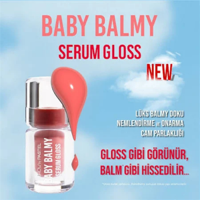 Pastel Baby Balmy Serum Gloss No:34 Vibe
