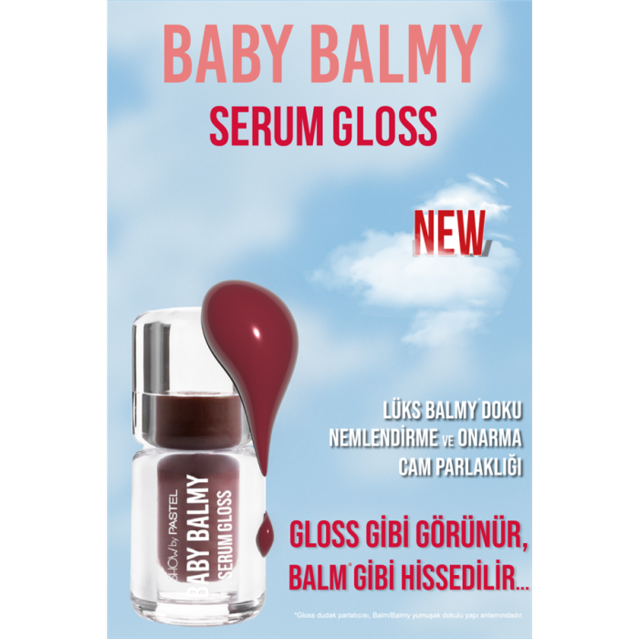 Pastel Baby Balmy Serum Gloss No:39 Haunted