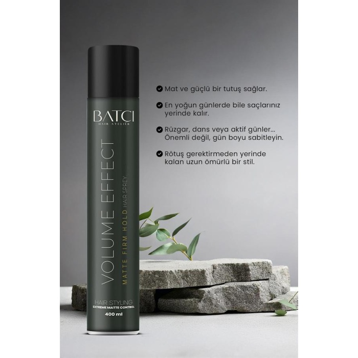 Batçı Saç Spreyi 400Ml Matte Firm Hold