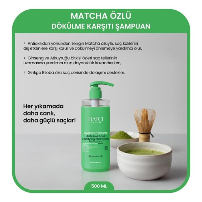 Batçı Şampuan 500Ml Dökülme Karşıtı Anti Hair Loss