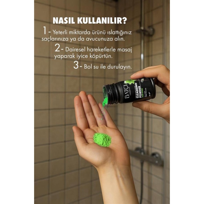 Batçı Kepeğe Karşi Arındırıcı Toz Peeling 20Gr