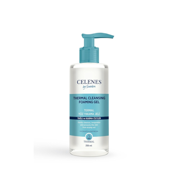 Celenes Yüz Yıkama Jeli 250Ml Köpük Thermal Yağlı