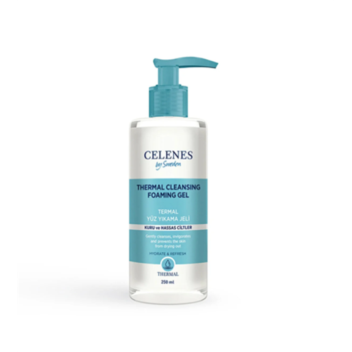 Celenes Yüz Yıkama Jeli 250Ml Köpük Thermal Kuru C