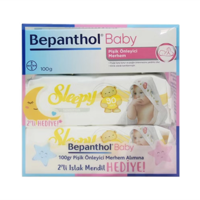 Bepanthol Baby Pişik Önleyici  Islak Mendil Set