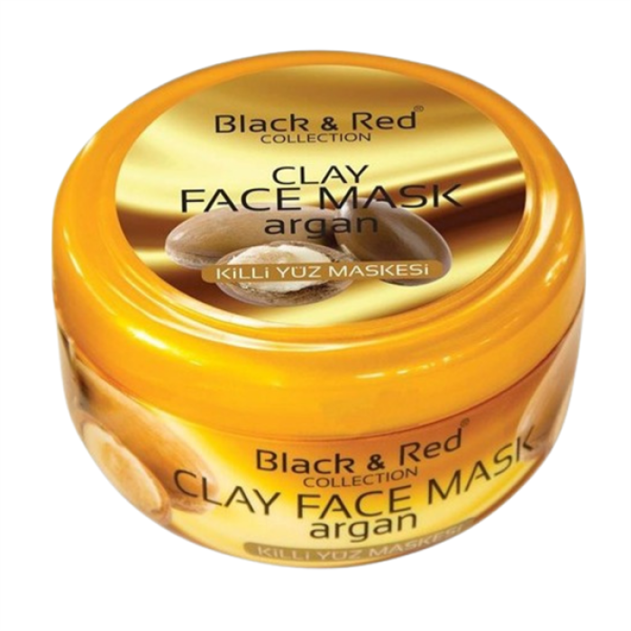 Black&Red Clay Face Mask 400Gr. Argan