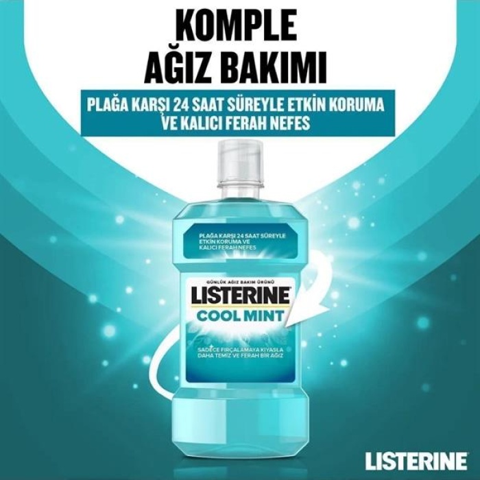 Listerine Ağız Bakım Suyu 500Ml. Cool Mint