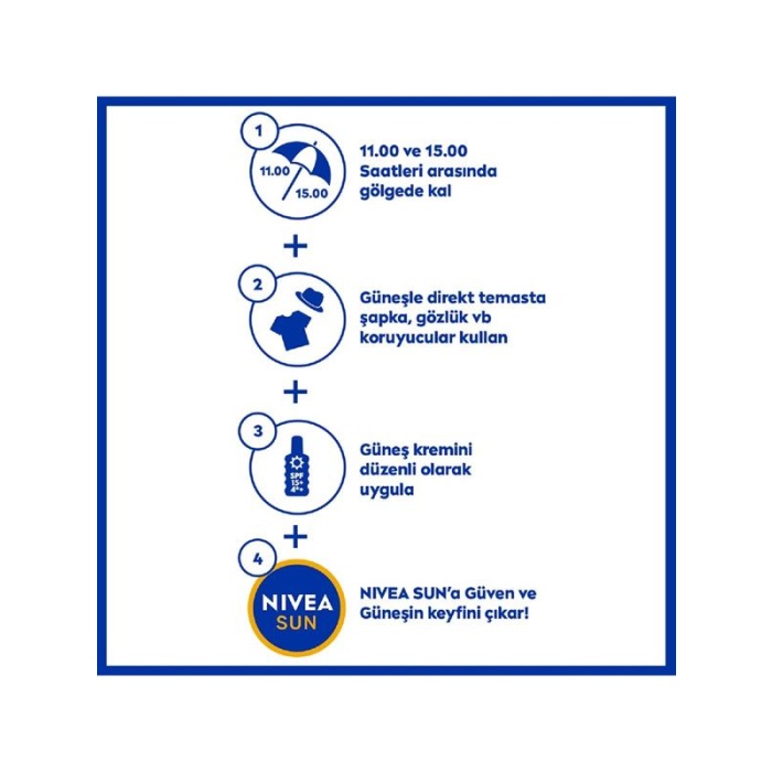 Nivea Sun Sprey 200Ml. Koruma&Bronzluk 50F 85450