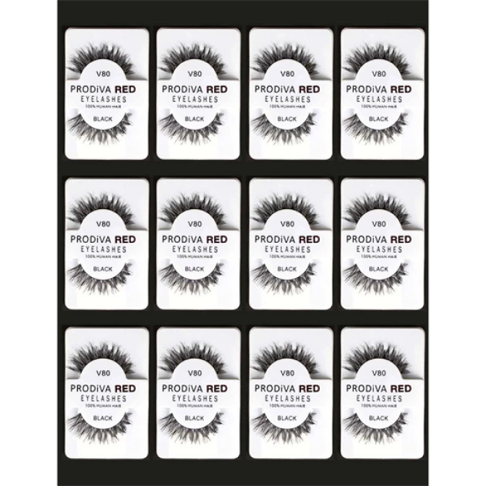 Prodiva Red V80 Takma Kirpik 12Li