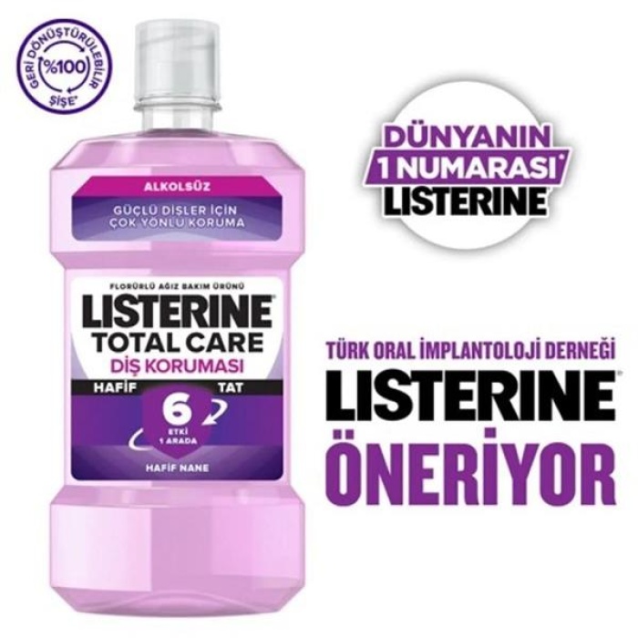 Listerine Ağız Bakım Suyu 500Ml. Mild
