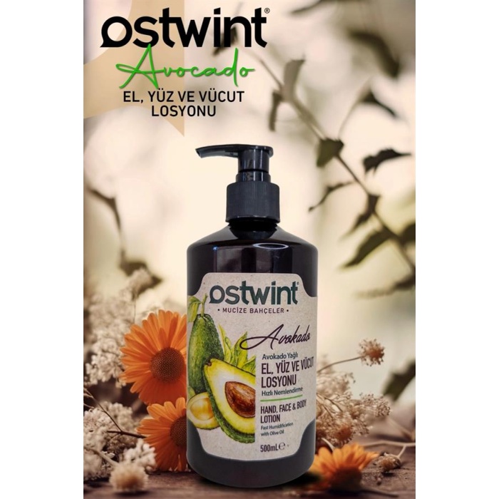 Ostwint Avokado Vücut Losyonu 500Ml.(Pompalı)