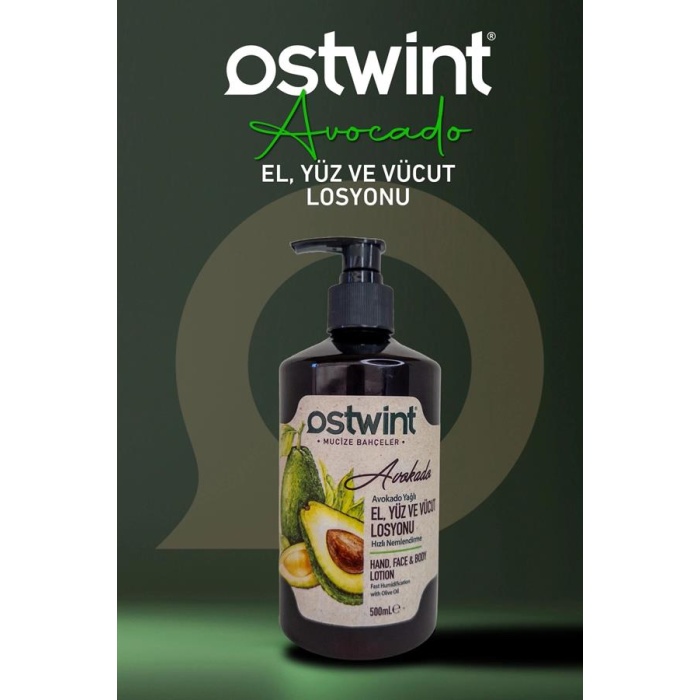 Ostwint Avokado Vücut Losyonu 500Ml.(Pompalı)