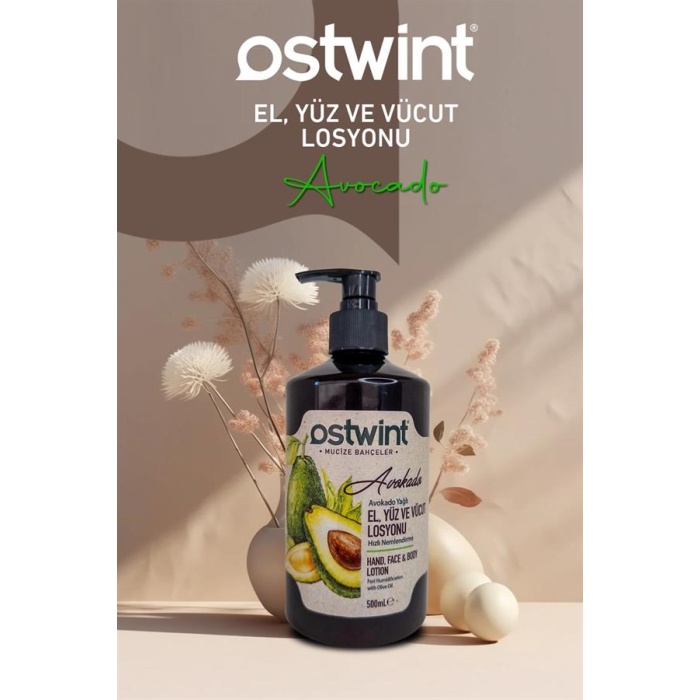 Ostwint Avokado Vücut Losyonu 500Ml.(Pompalı)