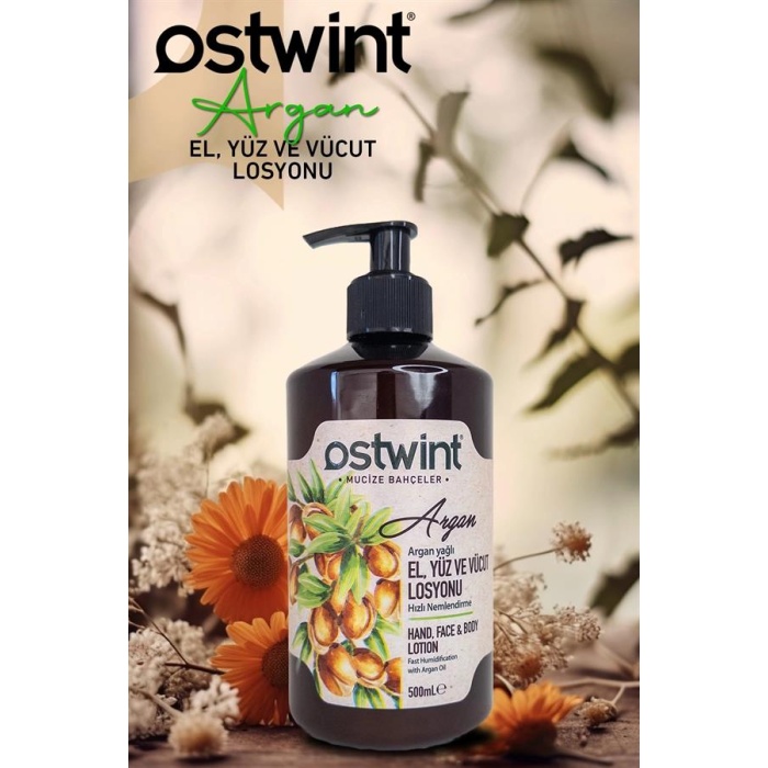 Ostwint Argan Yağlı Vücut Losyonu 500Ml.(Pompalı)
