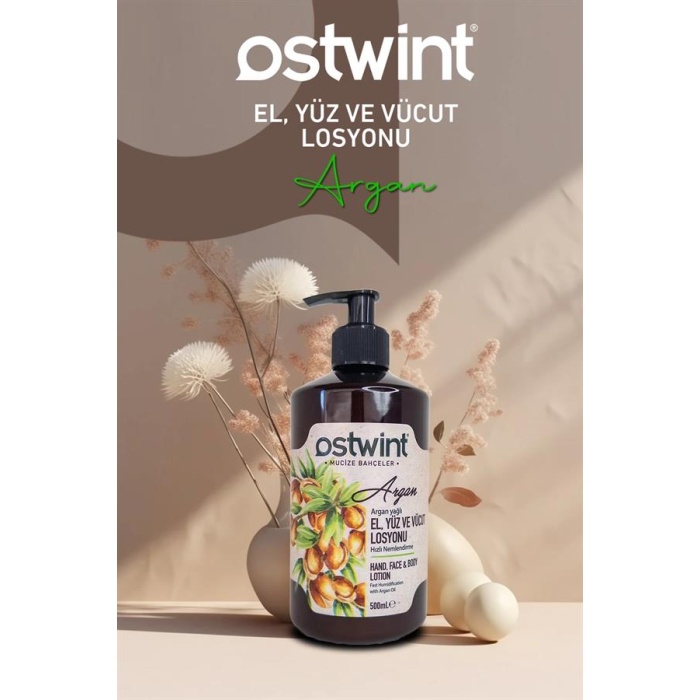 Ostwint Argan Yağlı Vücut Losyonu 500Ml.(Pompalı)