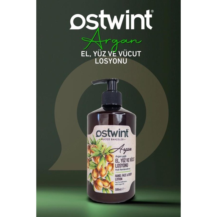 Ostwint Argan Yağlı Vücut Losyonu 500Ml.(Pompalı)