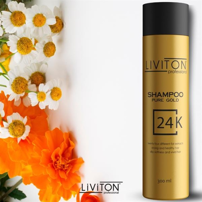 Liviton Şampuan 300Ml. 24K Gold