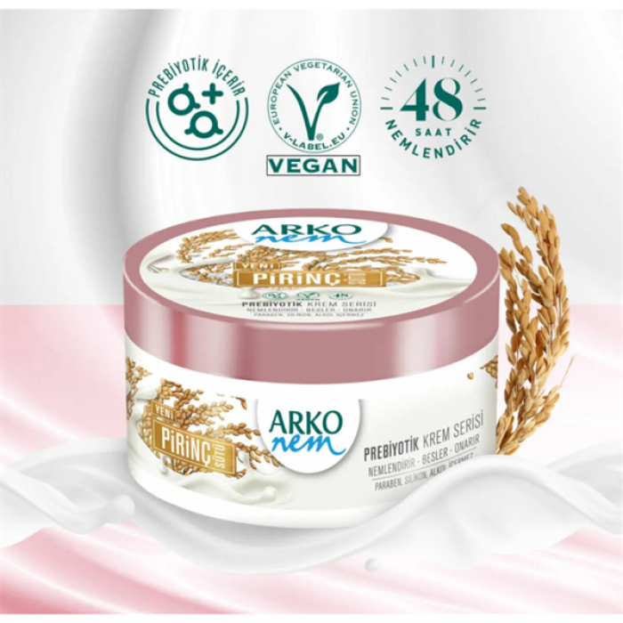 Arko Nem Pirinç Sütü Krem 250 Ml