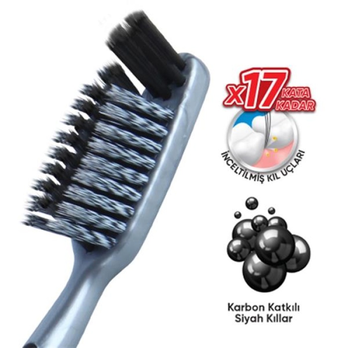 Difaş Diş Fırçası Silver Black