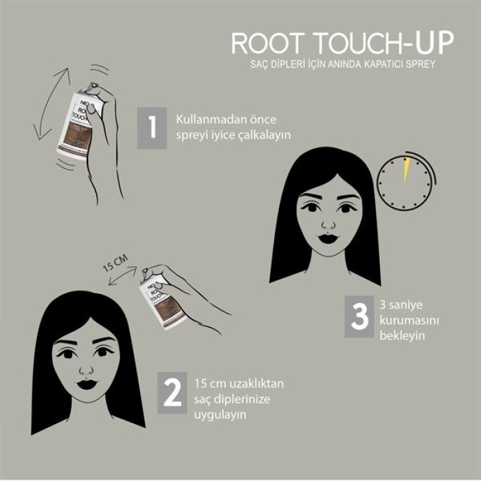 Neva Root Touch-Up 75Ml. Kumral