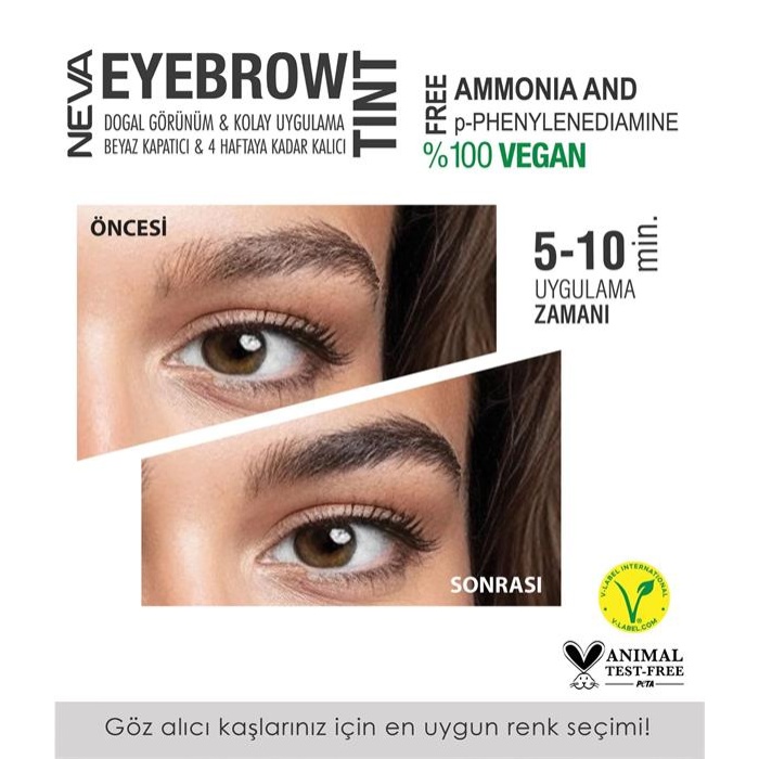Neva Kaş Boyası 3 Doğal Kahve