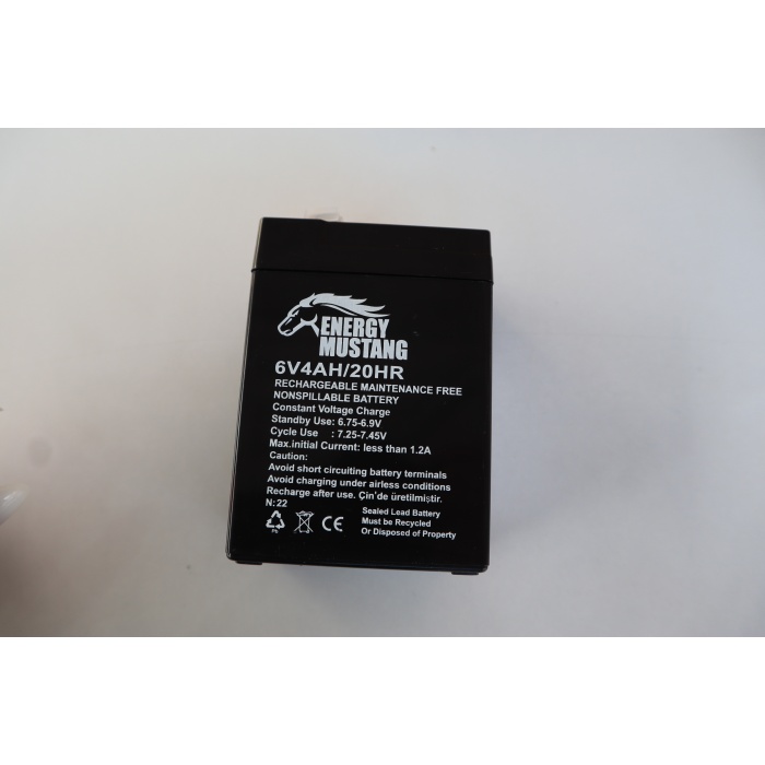Energy Mustang 6v 4ah Kuru Akü