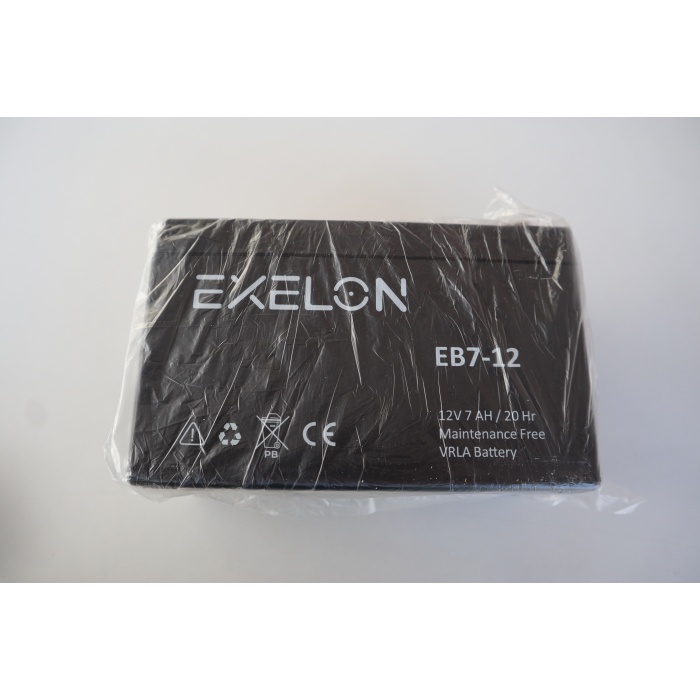 Exelon 12V 7Ah Kuru Tip Akü | VRLA 20Hr Bakım Gerektirmeyen Akü