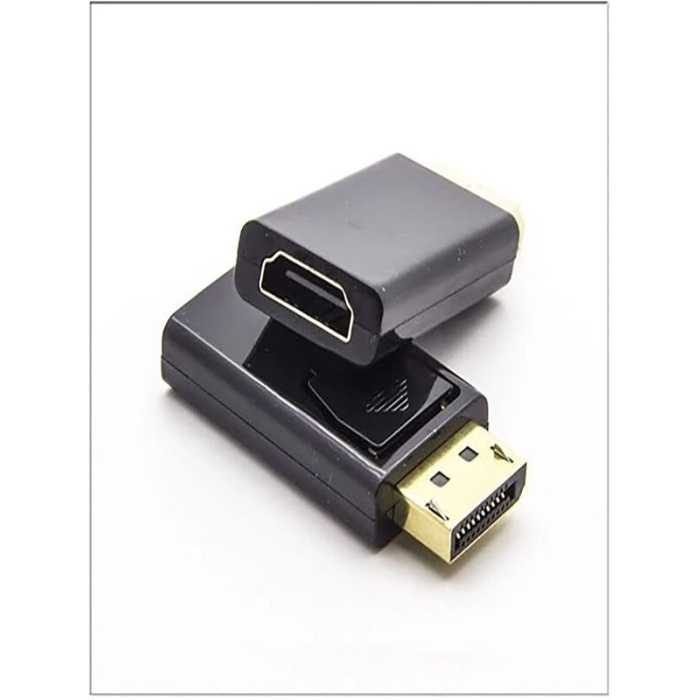 Displayporttan HDMI Adaptörüne Mini Dönüştürücü Çevirici Video Ses Pc Dizüstü Projektör İçin