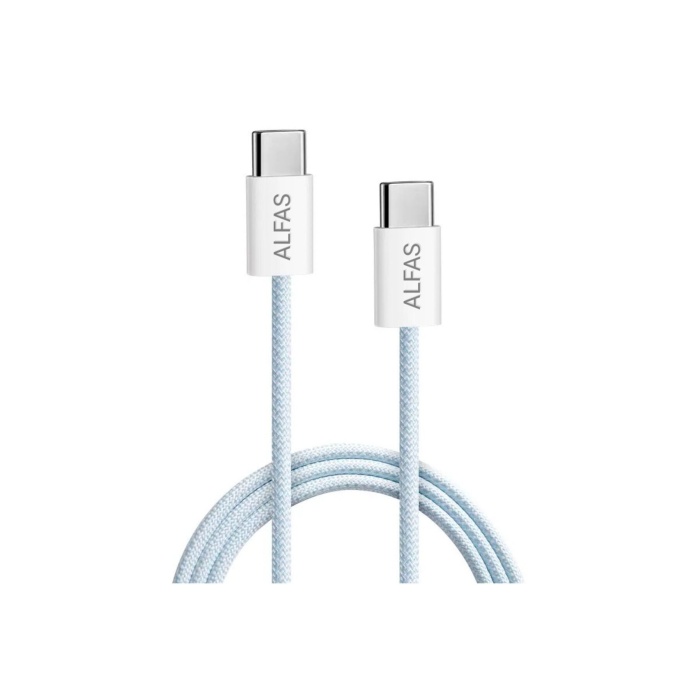 Type-C Şarj Kablosu 1m PD 60W 3A 1Gbps Hızlı Şarj & Data Transfer Usb-c Iphone Android Örgülü Kablo