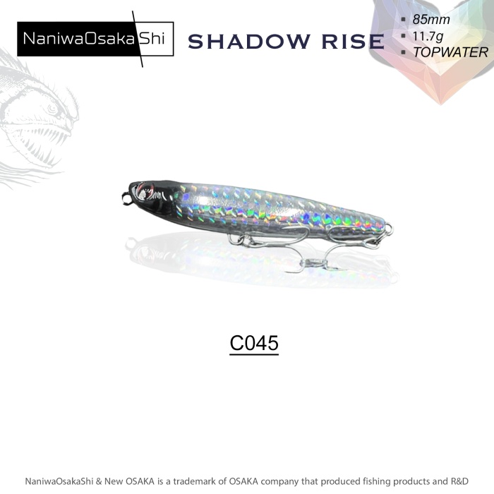 OSAKA Shadow Rise 8.5 CM 11.7 GR Su üstü Maket Balık