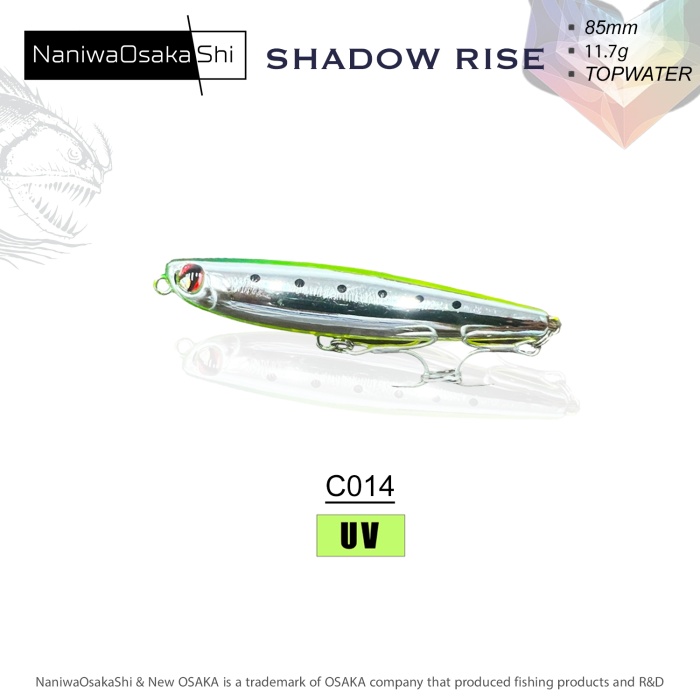 OSAKA Shadow Rise 8.5 CM 11.7 GR Su üstü Maket Balık