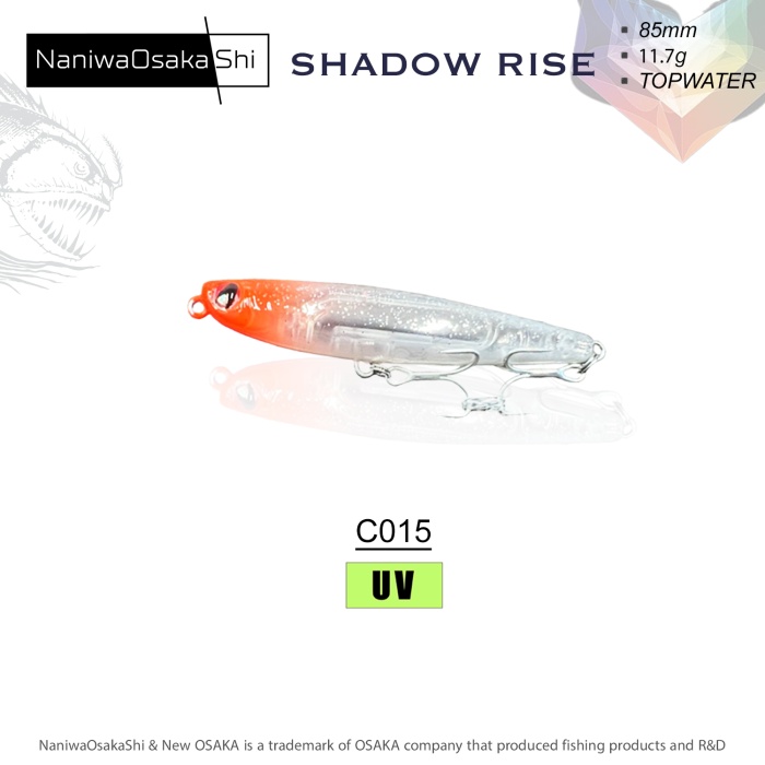 OSAKA Shadow Rise 8.5 CM 11.7 GR Su üstü Maket Balık