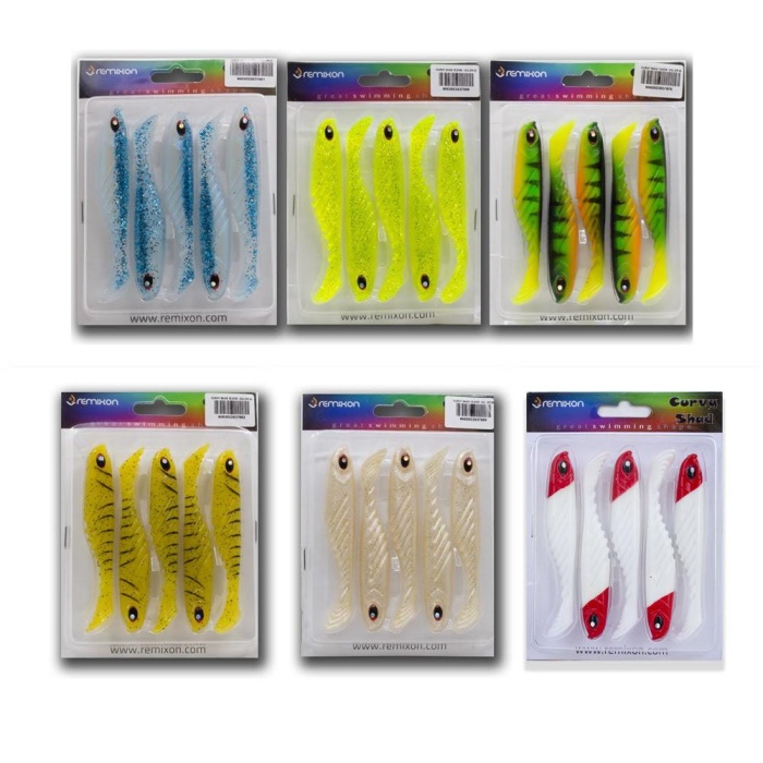 Remixon Curvy Shad 10,5cm (5 Adet) Balık Yem