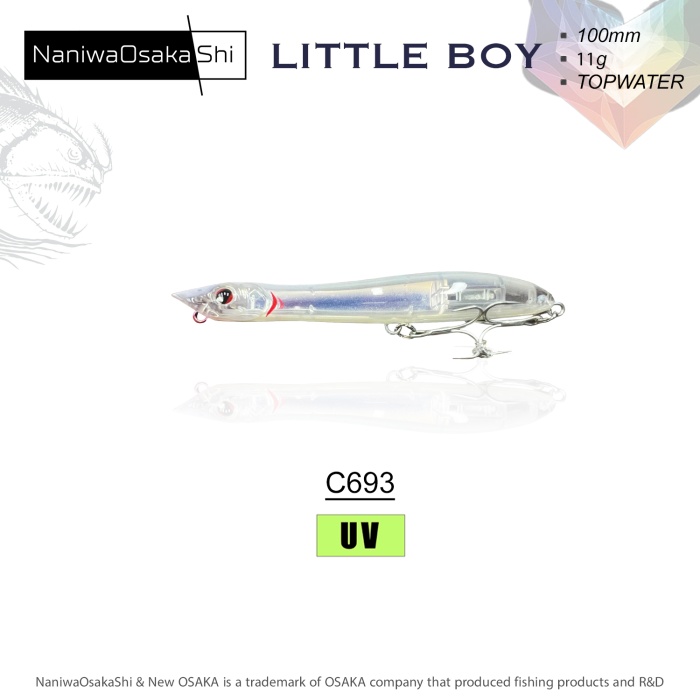 Naniwa Osaka Shi LITTLE BOY 100MM 11GR TOPWATER