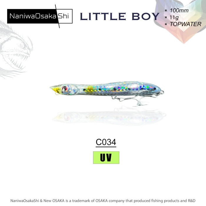 Naniwa Osaka Shi LITTLE BOY 100MM 11GR TOPWATER