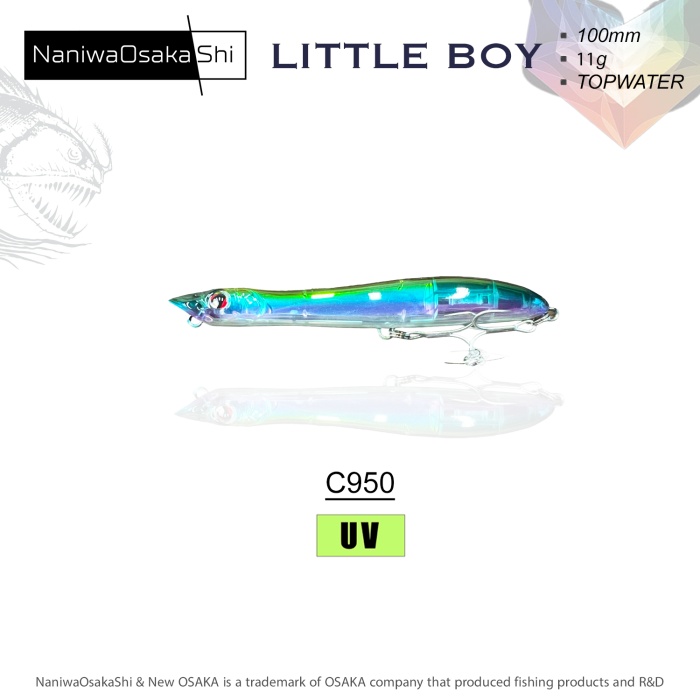 Naniwa Osaka Shi LITTLE BOY 100MM 11GR TOPWATER