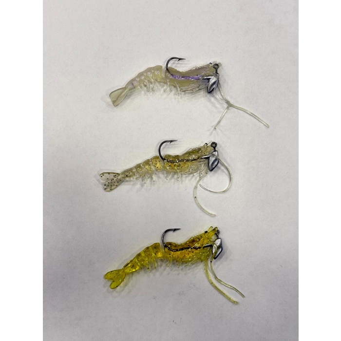 El Yapımı Silikon Karides ( 3 ADET ) 7 cm 6.30 gr