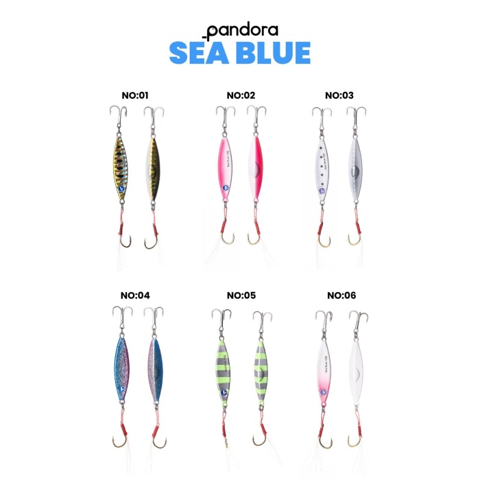 Pandora Sea Blue Jig 12-20-30 GR