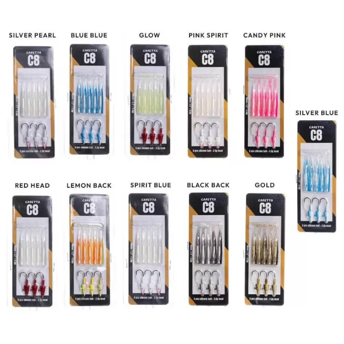 Caretta C8 10cm 10gr Silikon Yem