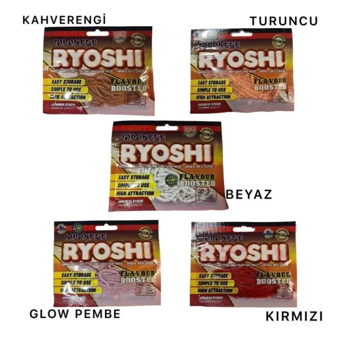 Japanese Ryoshi 12cm Kokulu LRF Silikonu