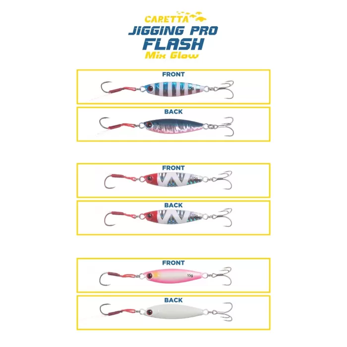 Caretta Jigging Pro Flash Jig Yem Mıx Glow