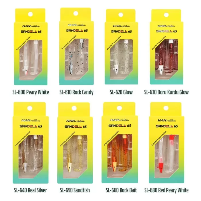 Hanfish Sandeel 6.5 Cm 3.2 Gr Silikon Yem