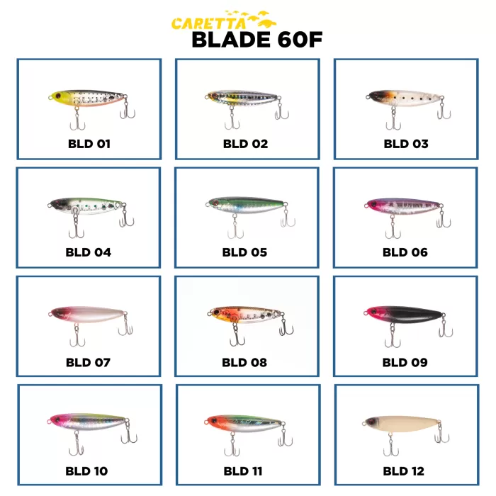 Caretta Blade 60F 6 cm 6 g Maket Yem