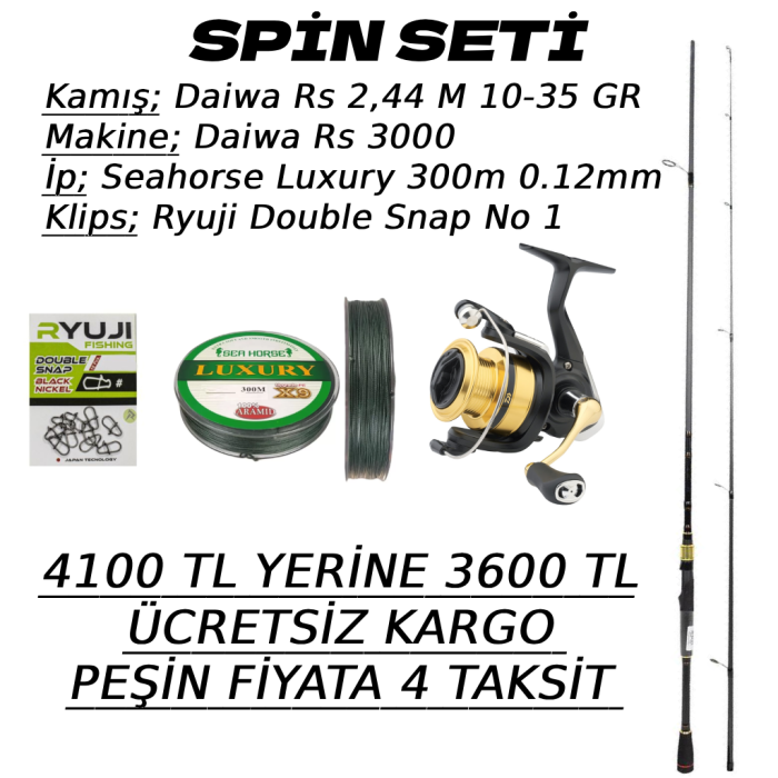Atçek Daiwa Spin Seti 1