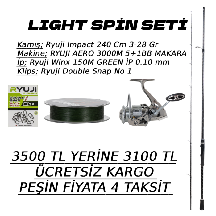 Atçek Ryuji Light Spin Seti 2