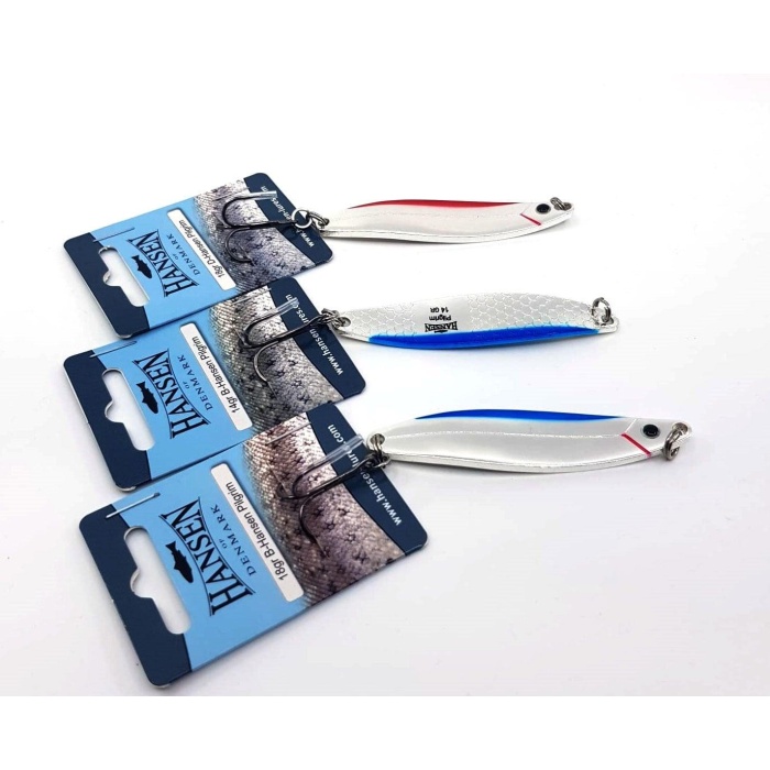 Hansen Pilgrim 8.9cm 28g Silver/Blue Kaşık