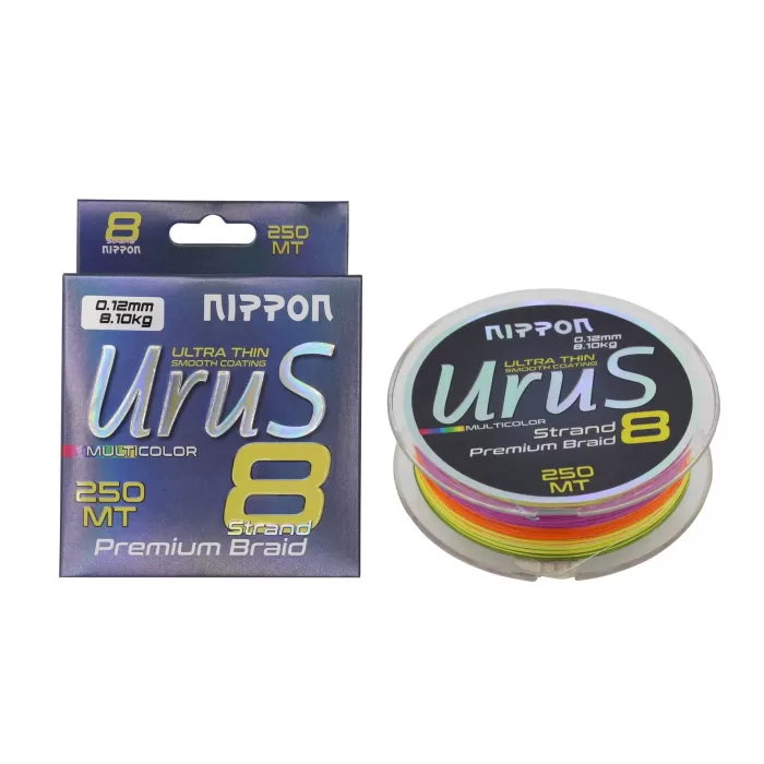 Nippon Urus 8X Braid 250 MT Multi Color İp