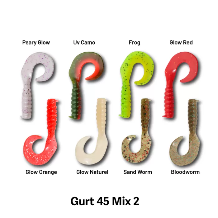 Hanfish Gurt 45 Mix Seri Silikon Yem