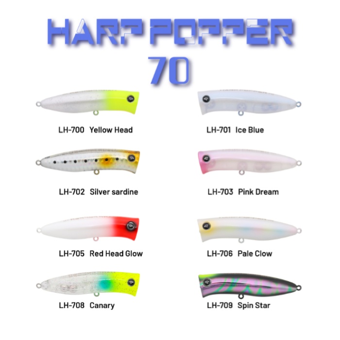 Hanfish Harp Popper 7 cm 9 gr Su Üstü Popper