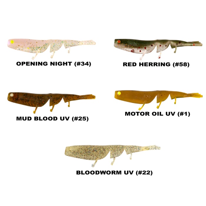 DAIWA BAIT JUNKIE 6CM PRAWN, (8 ADET)